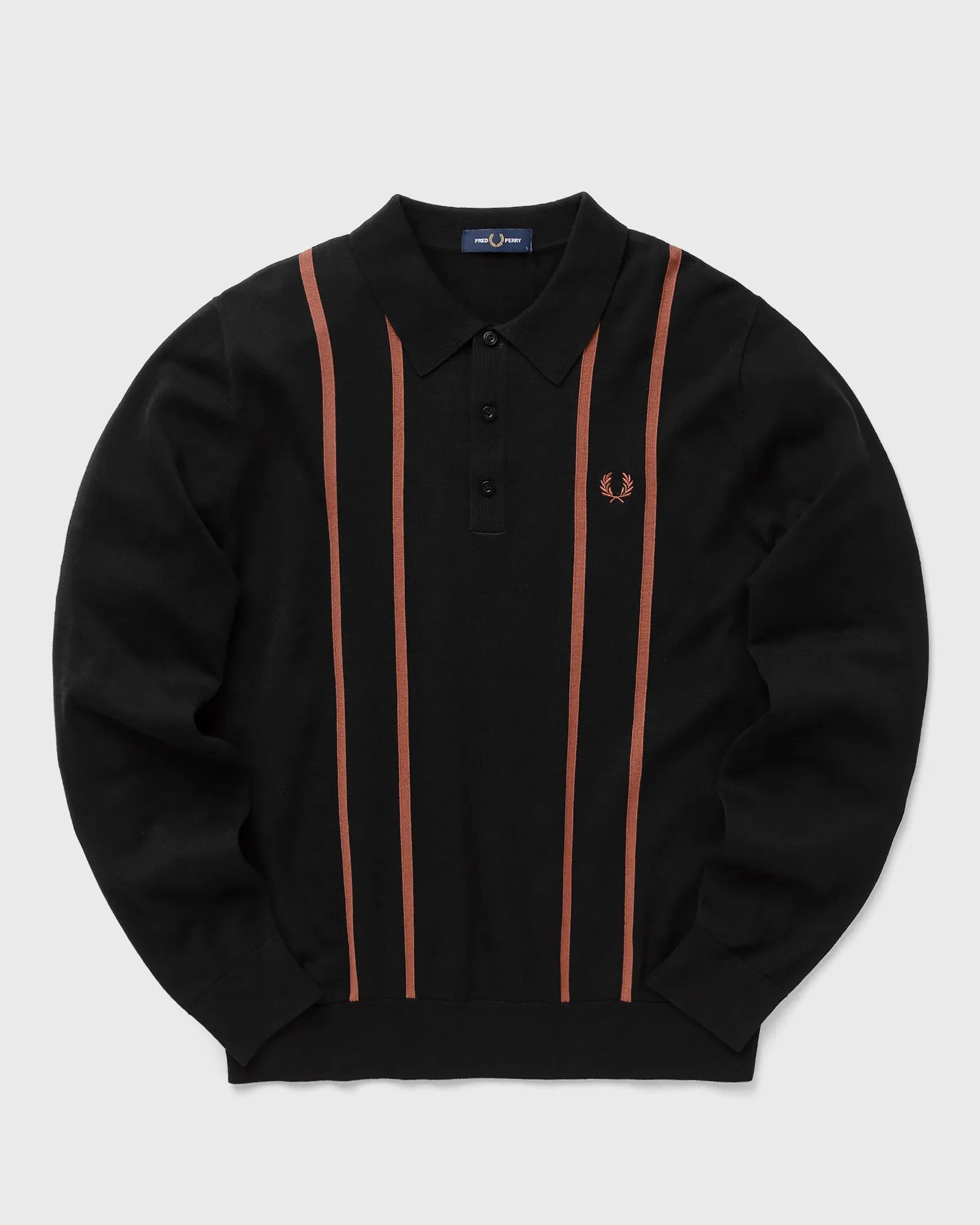 Fred Perry VERTICAL STRIPE KNITTED SHIRT