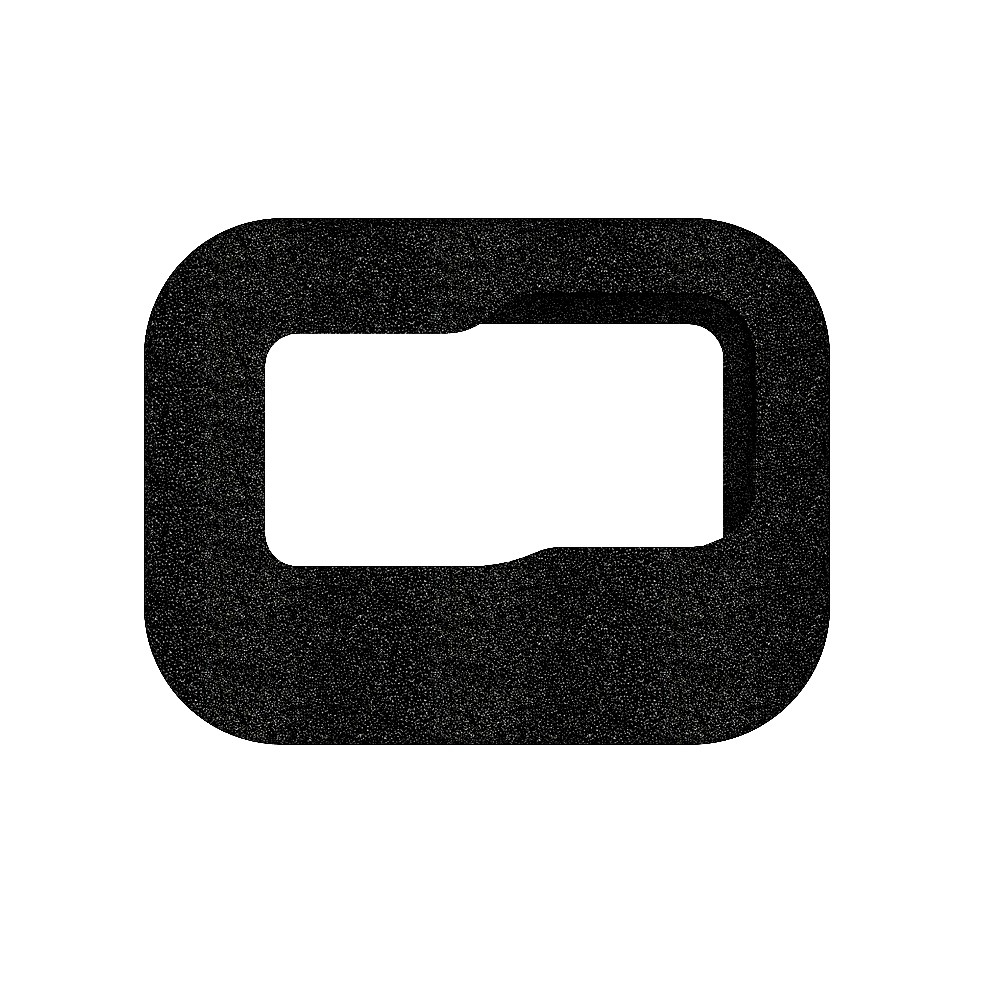 Windschutz Gehäuse für GoPro Hero 13 / 12 / 11 / 10 / 9 Black aus Schaumstoff  - Schwarz