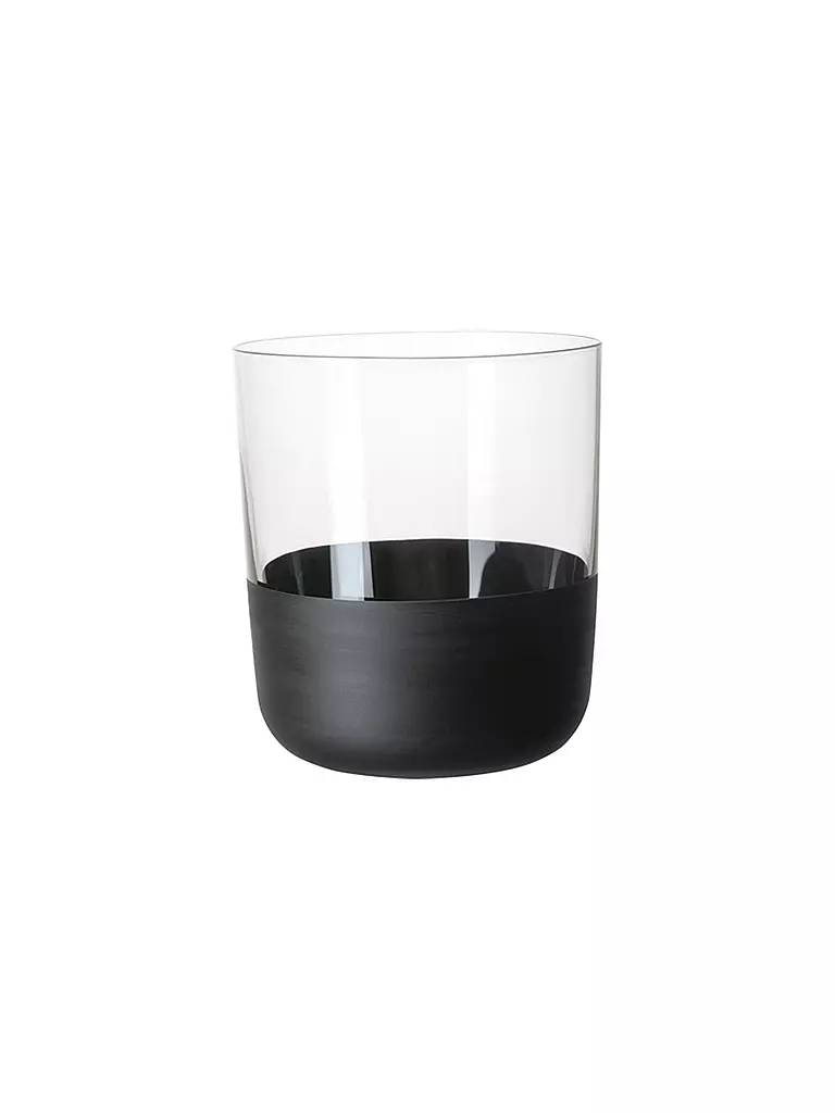 VILLEROY & BOCH Whiskeyglas Set 4er MANUFACTURE ROCK 250ml schwarz