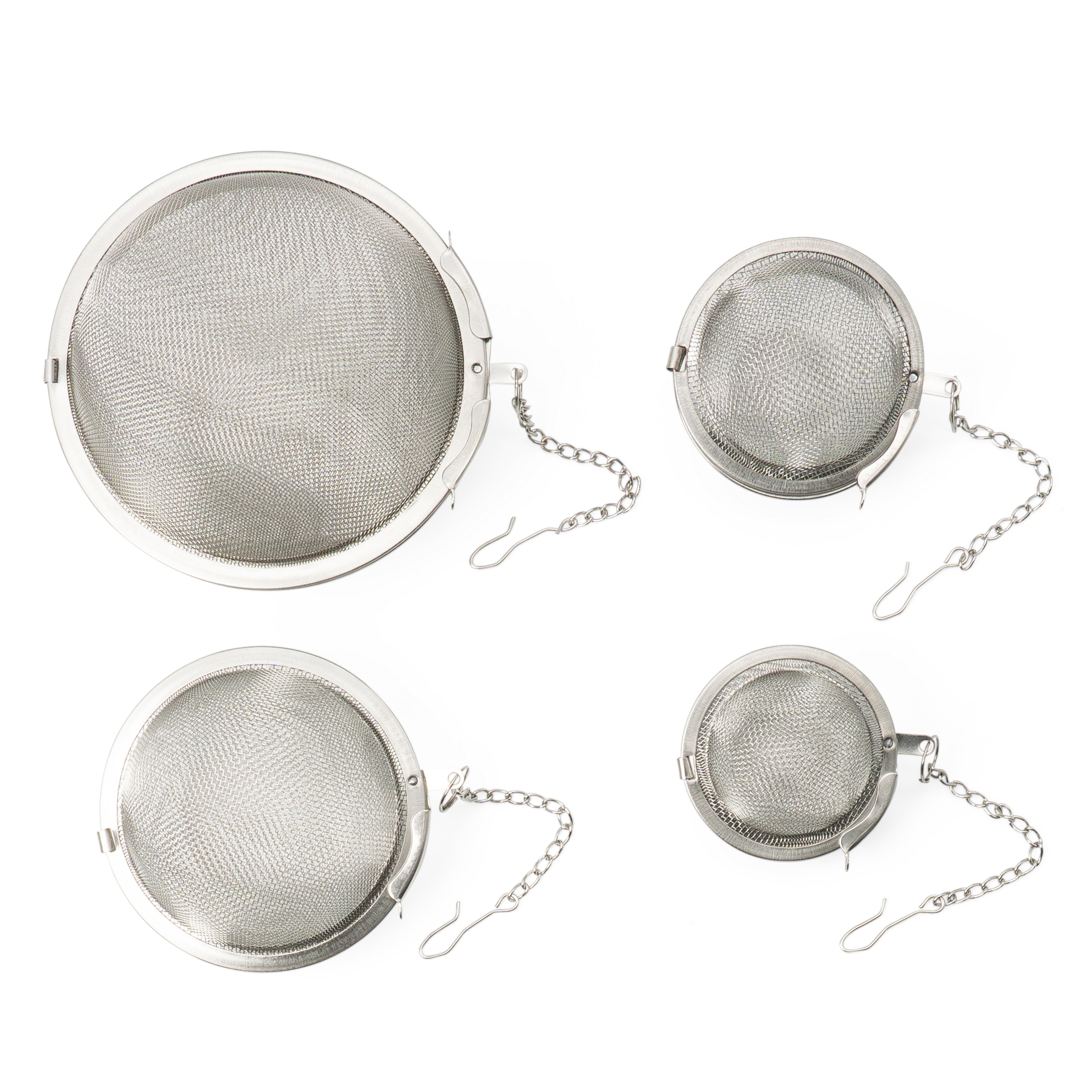 (4er Set) Tee Infuser Filtersieb Teesieb für Losen Tee
