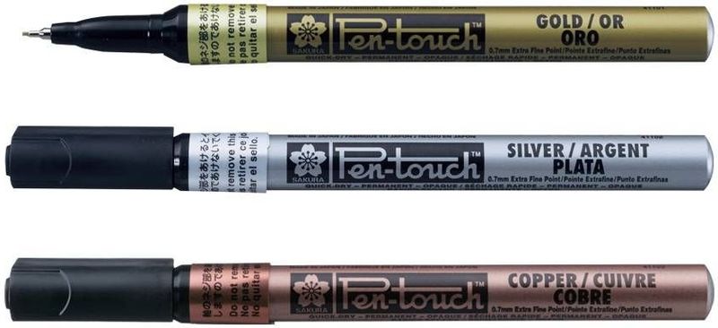 Sakura - Decomarker Pen-Touch - Viltstift - Goud - Metallic Effect