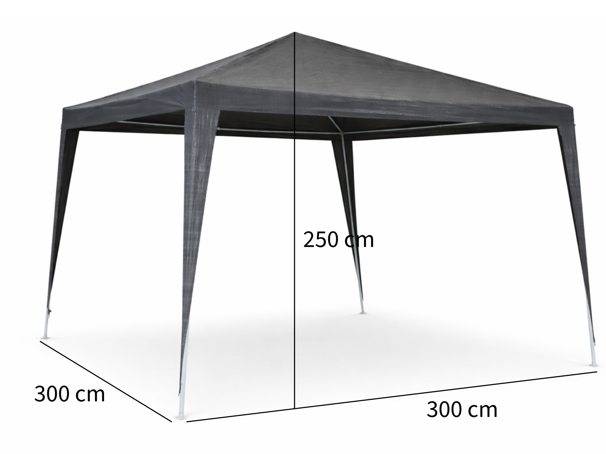 CUHOC 3x3 m partytent - Grey