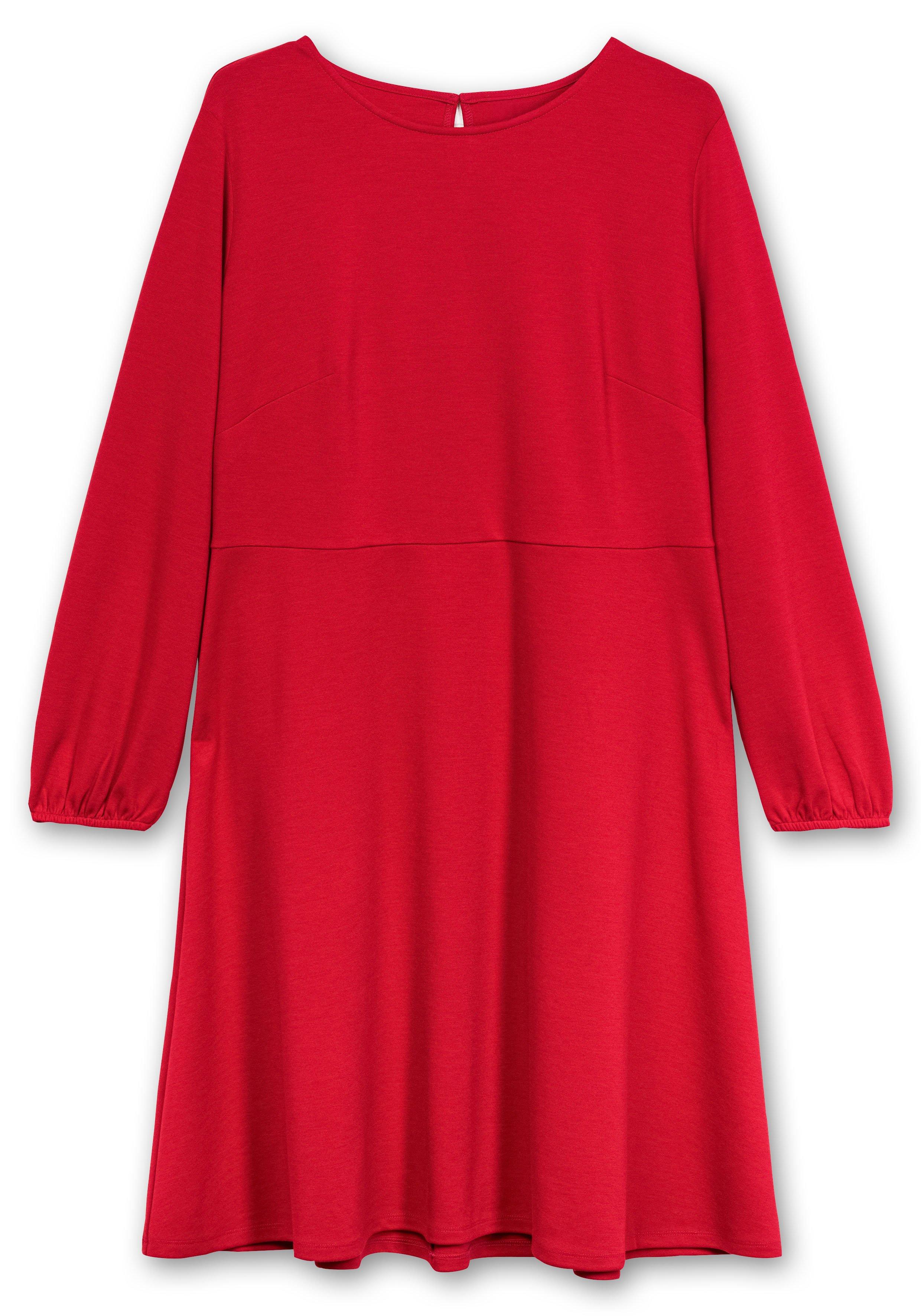 Kleid aus Interlock, mit ausgestelltem Rock