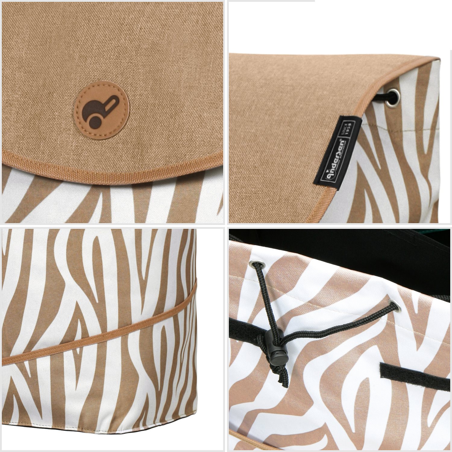 Andersen Unus Shopper Fun Tyra zebra