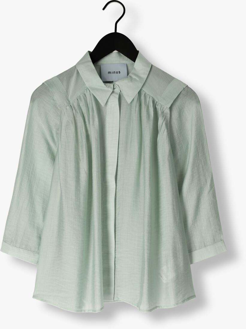 MINUS lichtblauwe minus blouse aneda 3/4 sleeve shirt
