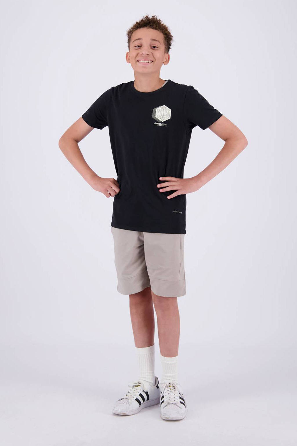 Vingino T-shirt met logo zwart