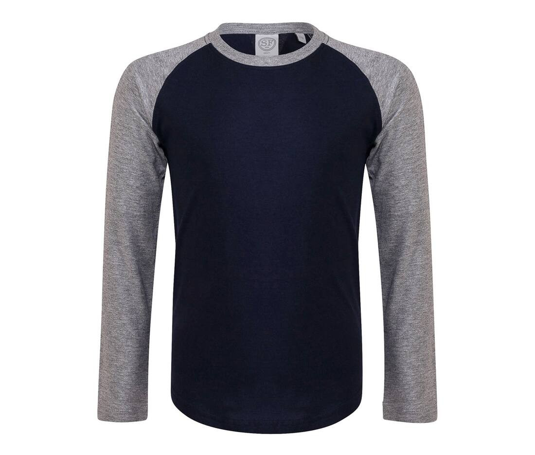 SF Mini SM271 - T-shirt de baseball à manches longues pour enfant