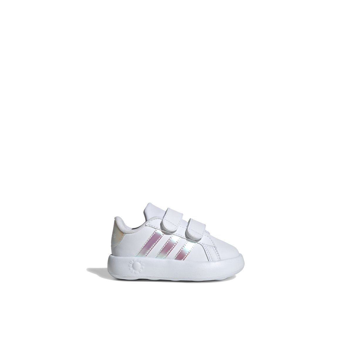 Facile à mettre-Court2-ig-Baskets - Talon plat - Blanc Multi