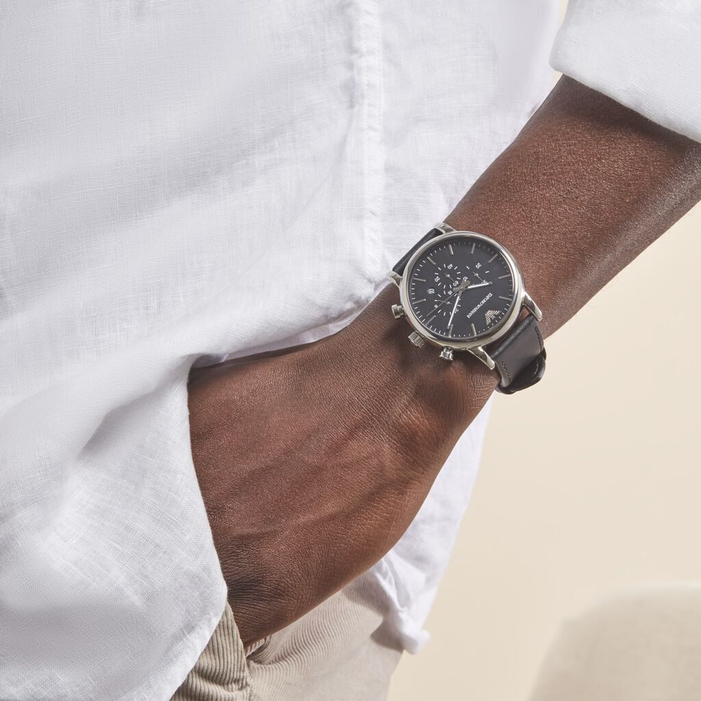 Montre Emporio Armani Noir
