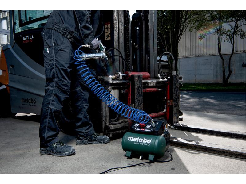 Metabo Kompressor BASIC 160-6 W OF Handlicher 6-Liter-Kompressor mit leistungsstarkem Motor