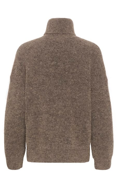Gestuz Alphagz Rollneck 104685 dark sand melange