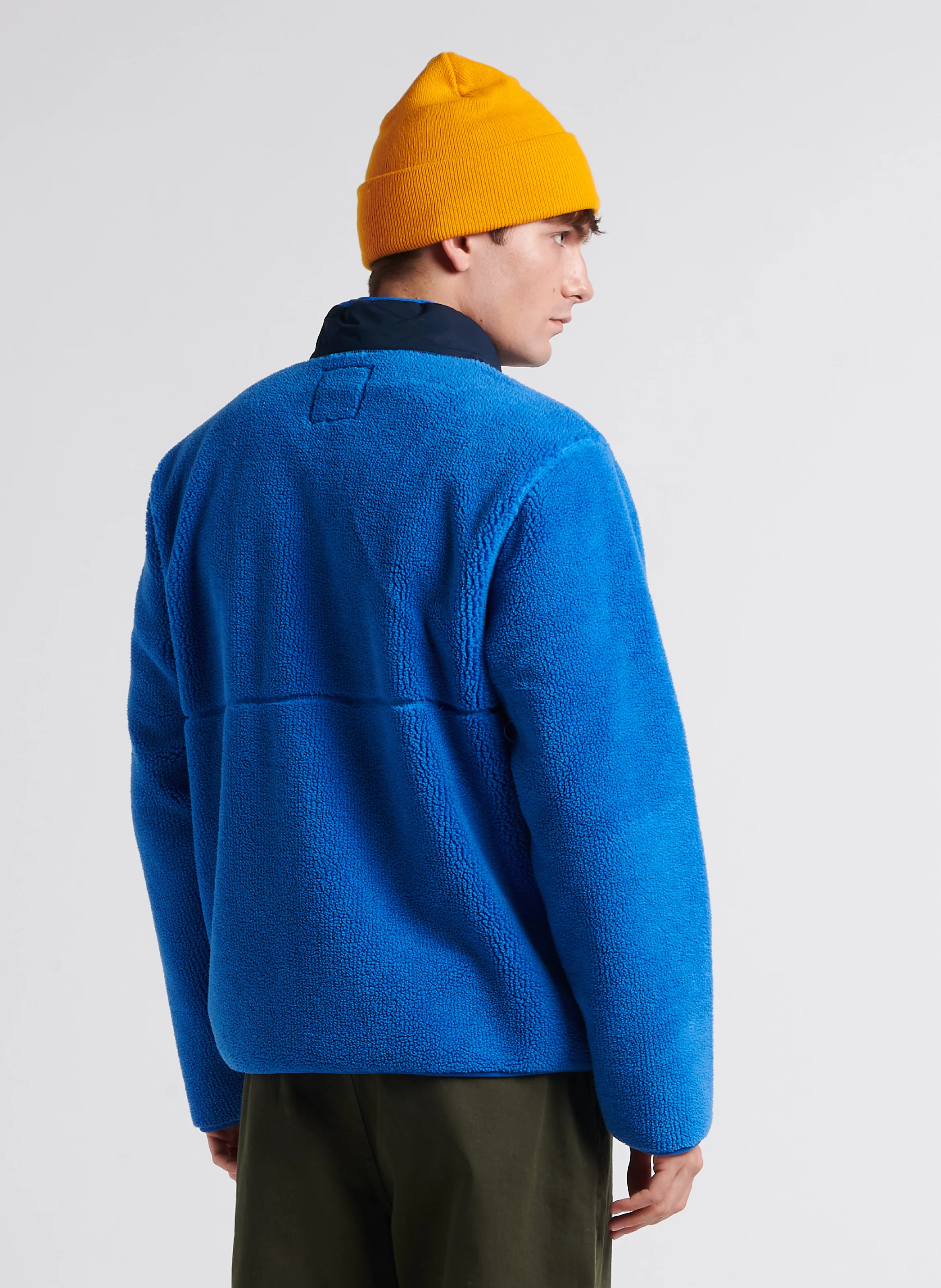 HERITAGE - Polaire col montant| Bleu