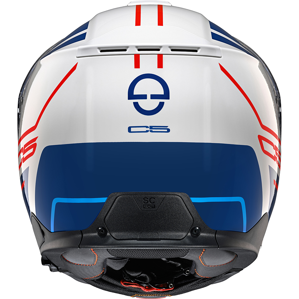 Schuberth - Casque C5 Master Blanc / Bleu / Rouge