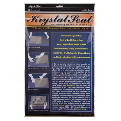 Seawhite A3 Krystal Seal Sleeves : Pack Of 25