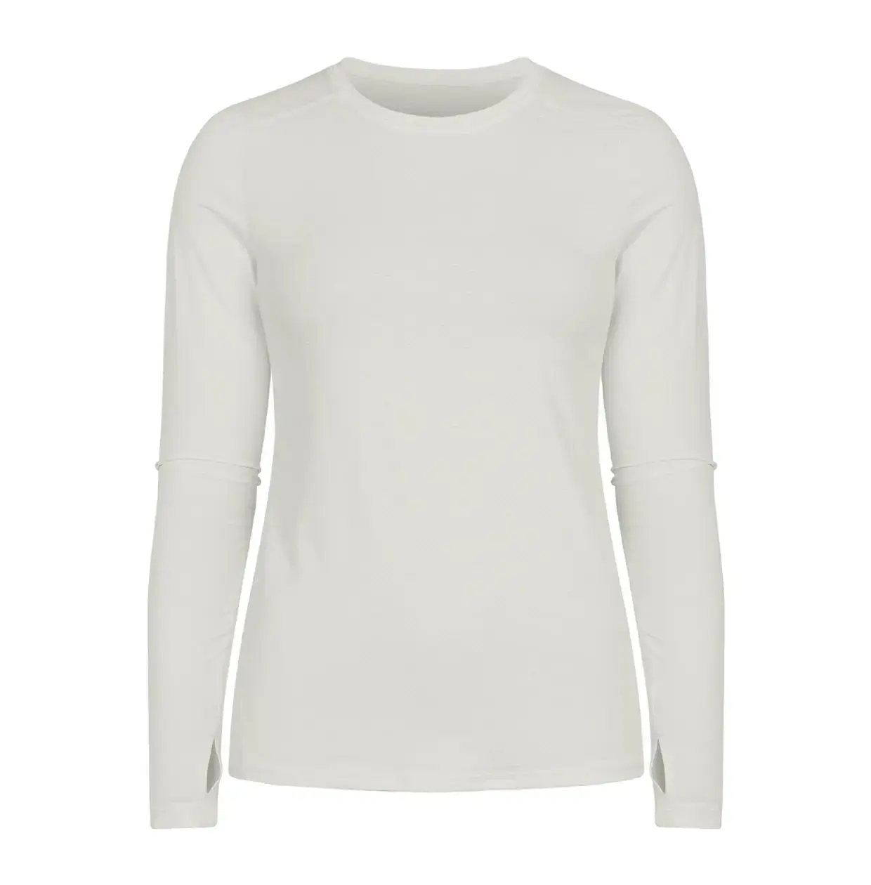 Röhnisch Jacquard Hardloopshirt Lange Mouwen Wit Dames