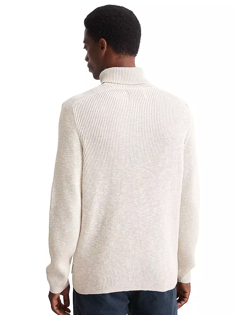 MARC O'POLO Rollkragenpullover weiss