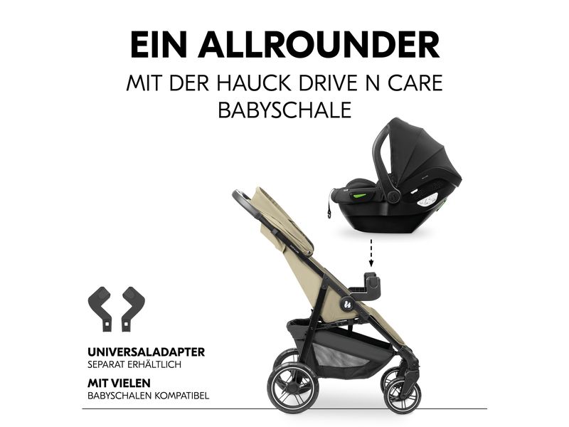 Hauck Buggy Shop N Care Olive Kinderwagen für die Stadt