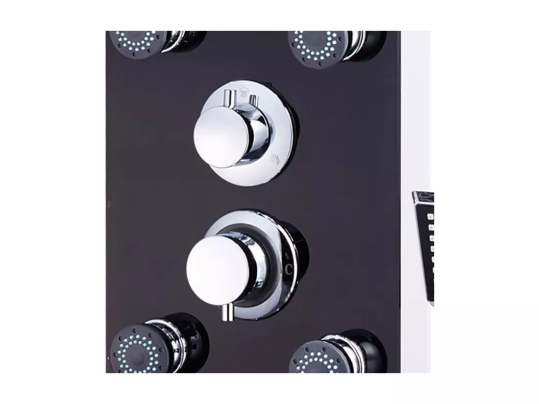 Panneau de douche pomme argenté 25 x 44.6 x 130 cm 02_0003435