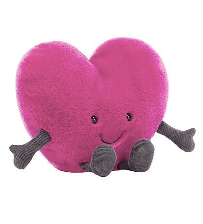 Jellycat Bamse - Large - 17x19 cm - AmuseaBlå Pink Heart