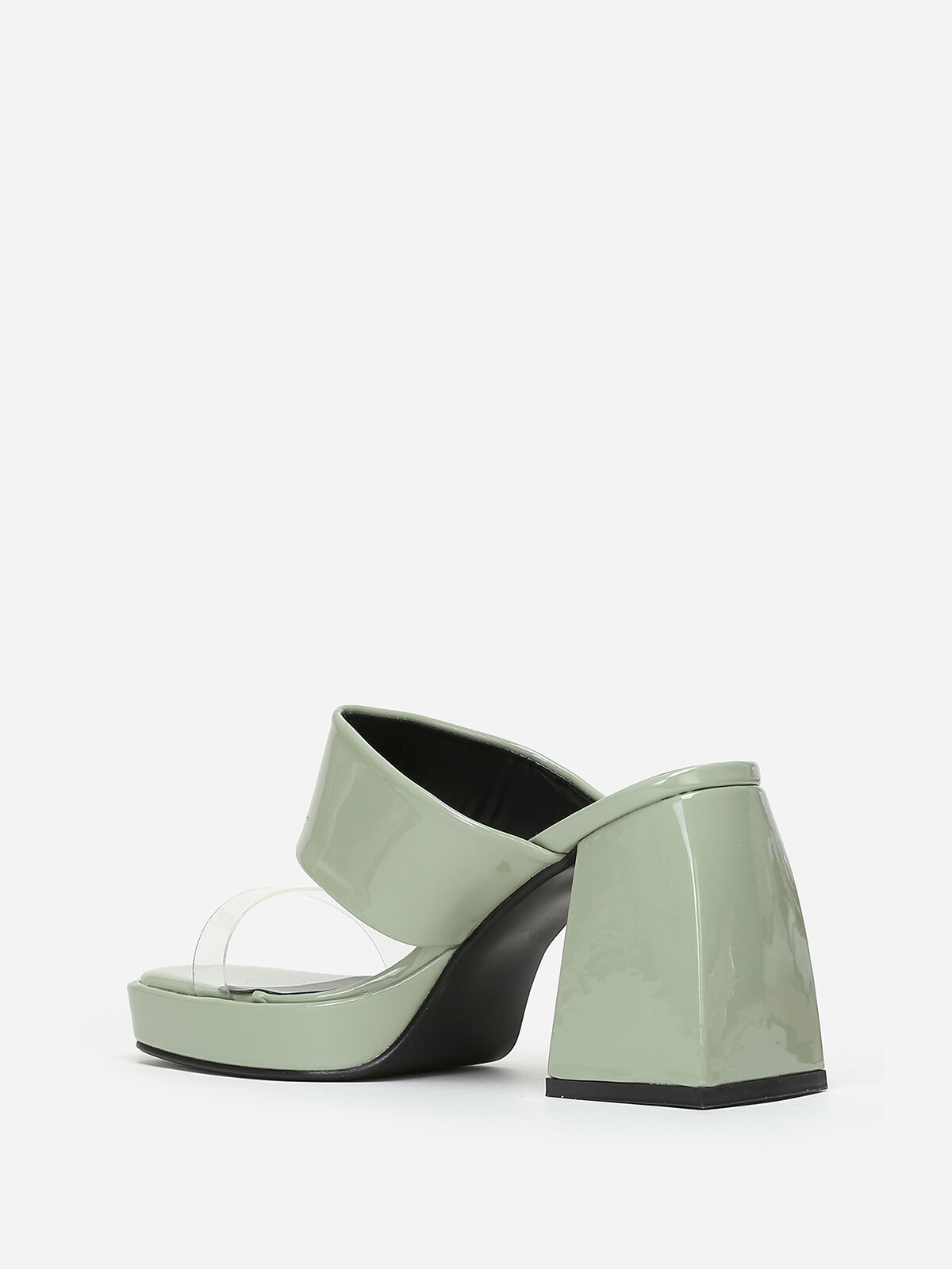 Mules style babies vernies- Vert