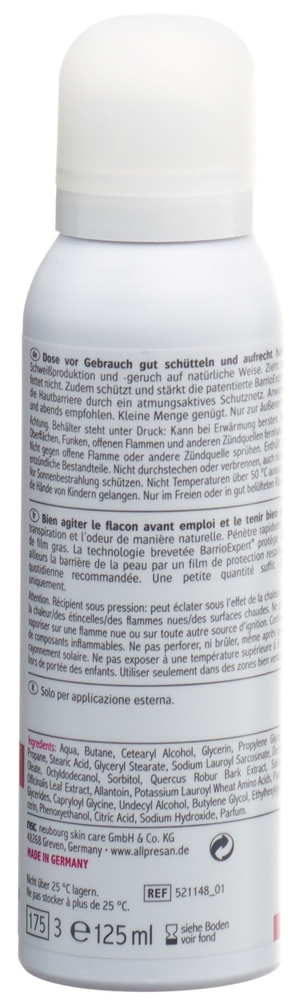 ALLPRESAN pedicare 5 Fuss Schaum<br>125 ml, Schaum, schwitzende Füsse