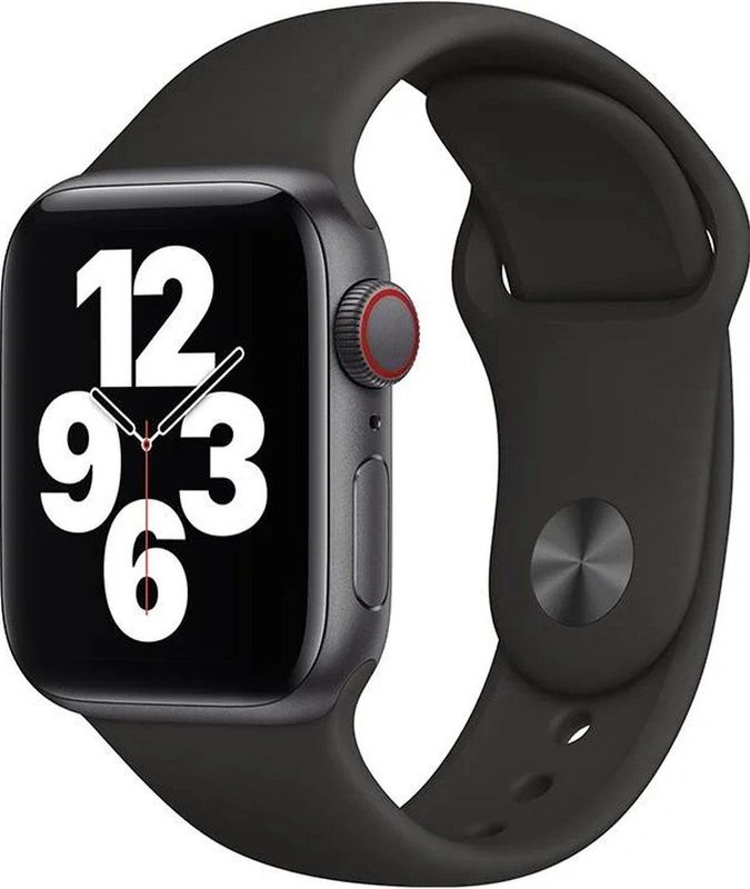 Apple Watch SE 2024 GPS + Cellular 40mm Midnight Aluminium Case with Midnight Sport Band