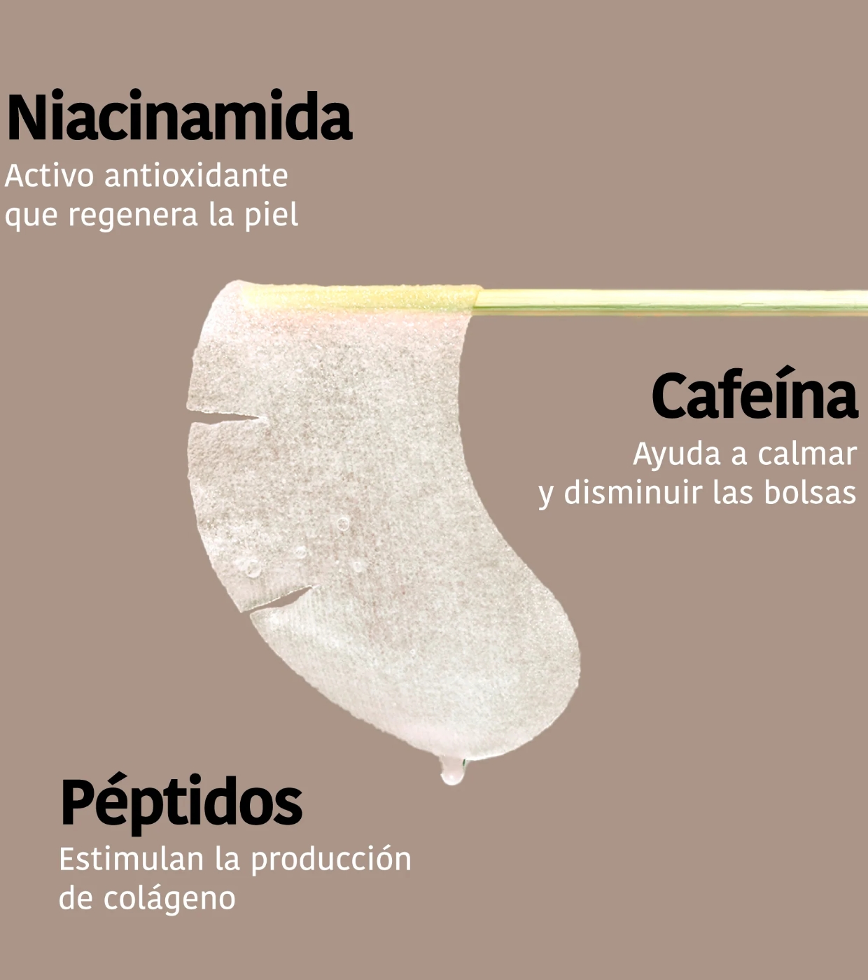 Iroha Nature - Remendos antirrugas, anti-inchaço e clareadores Global Eye Care - Niacinamida, Cafeína e Peptídeos