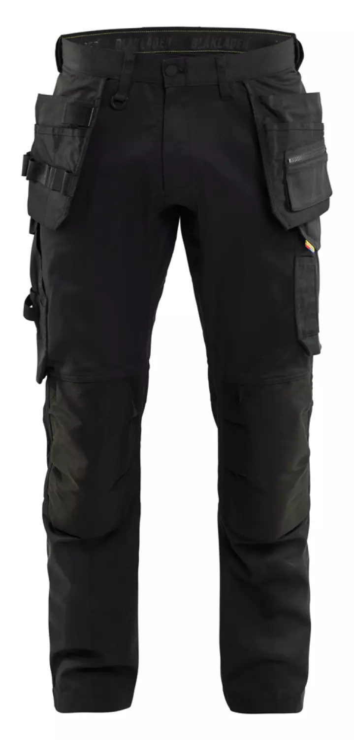 Blåkläder 1750 Werkbroek 2-weg Stretch - zwart - maat 56 (XL)