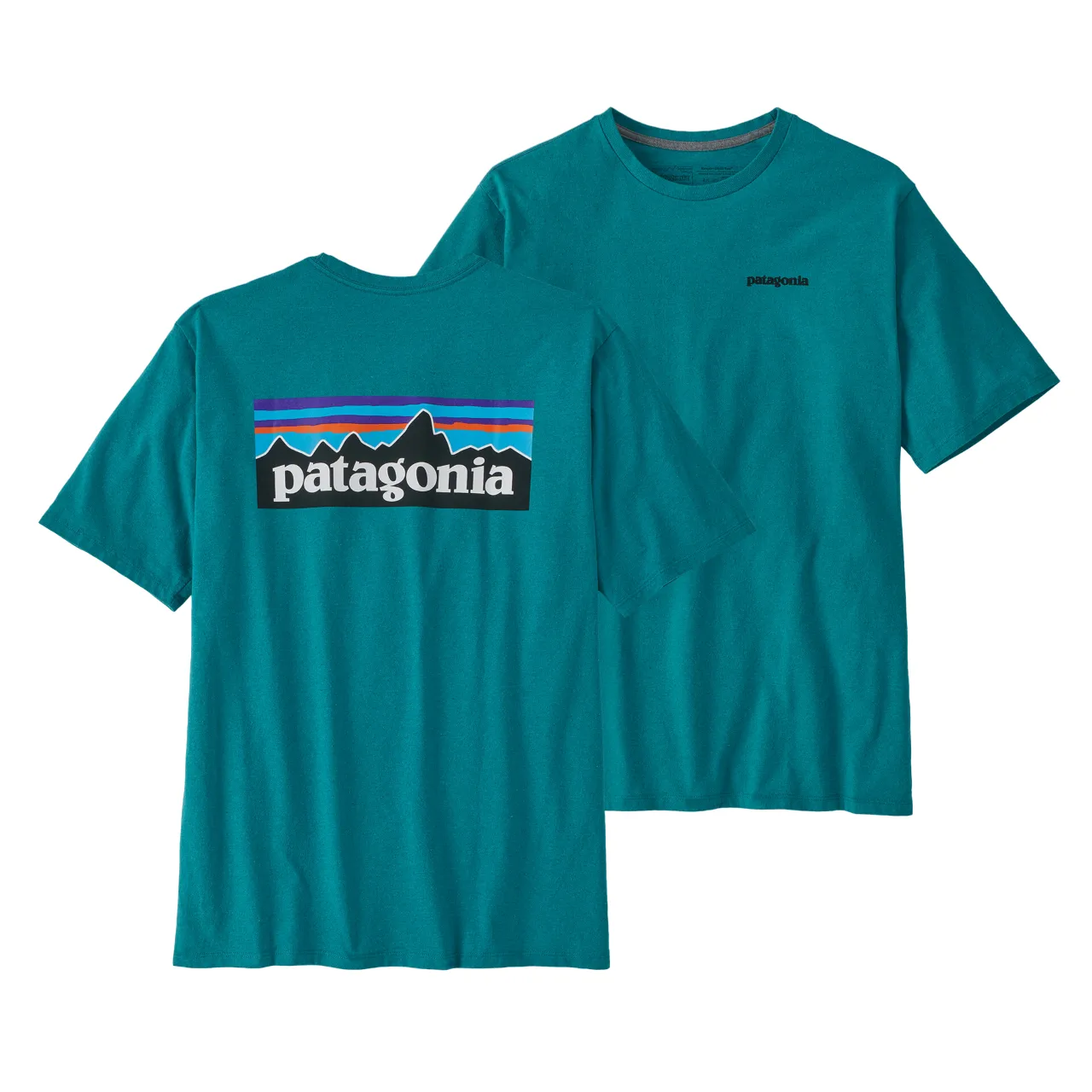 Patagonia M's P-6 Logo Responsibili-Tee Belay Blue