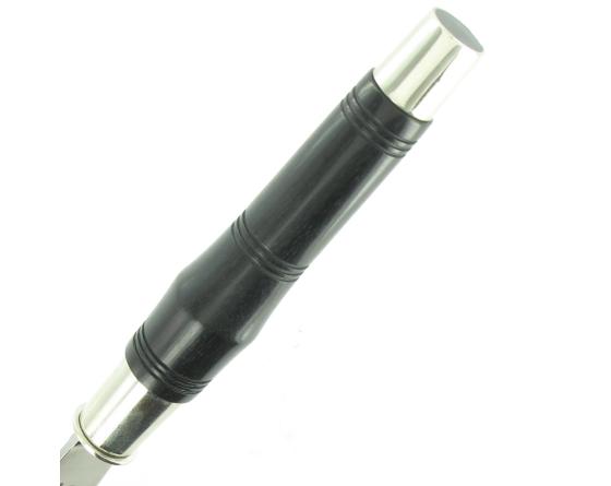 Nontron Virole n° 25 - Double virole - Manche en Ebène Couteaux de Poche par Nontron