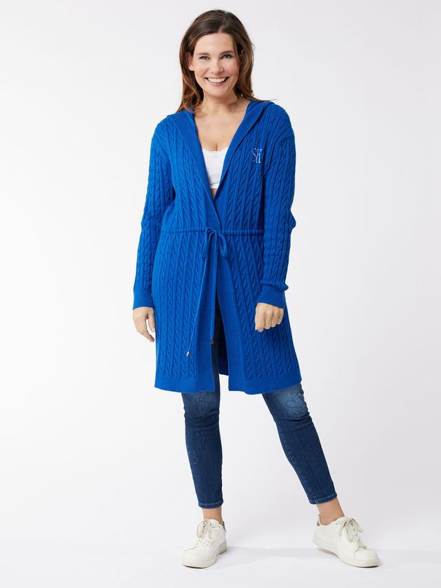 Strickcardigan mit Kapuze