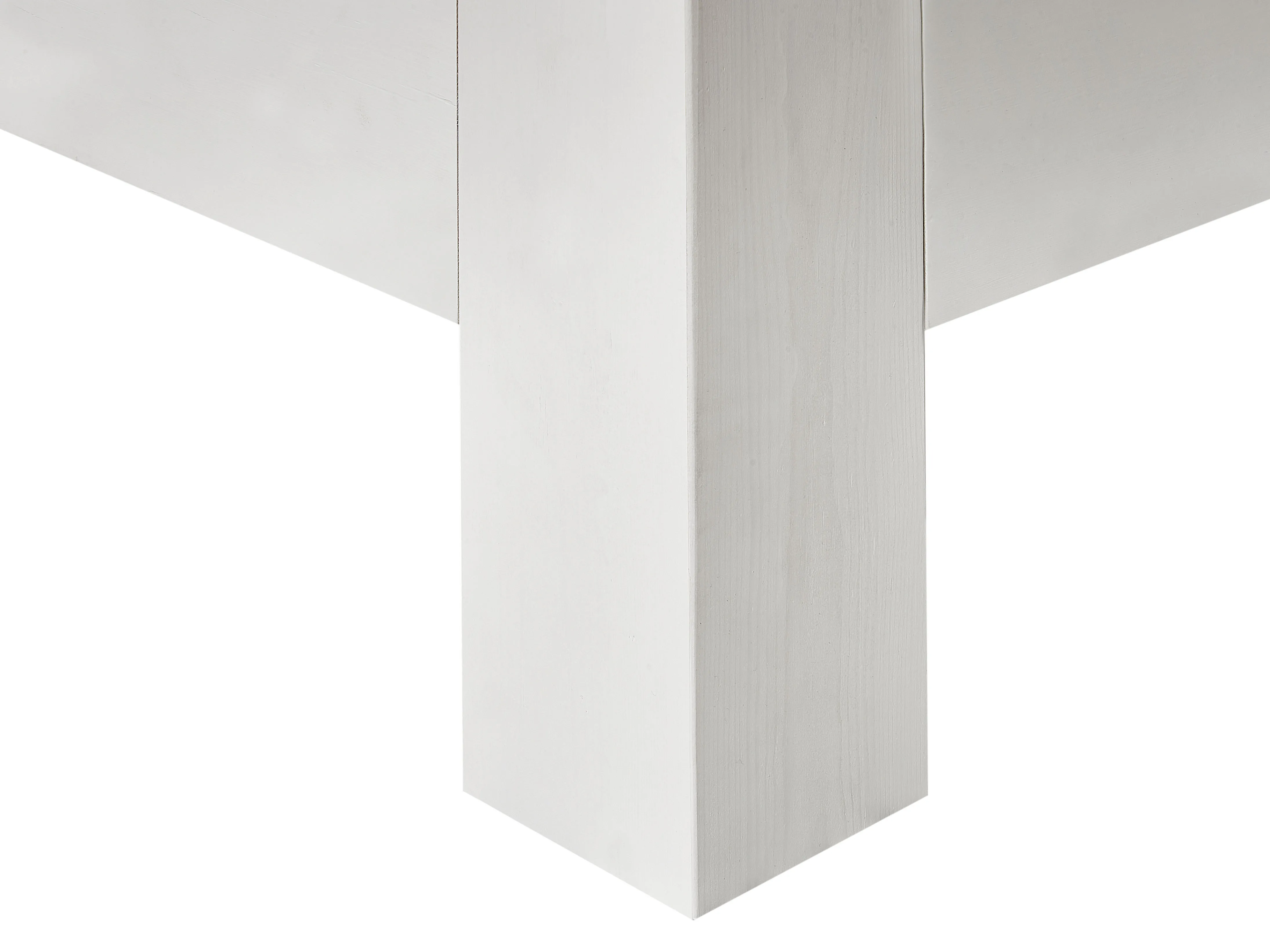 Bed Dennenhout ROYAN 140 x 200 cm Wit