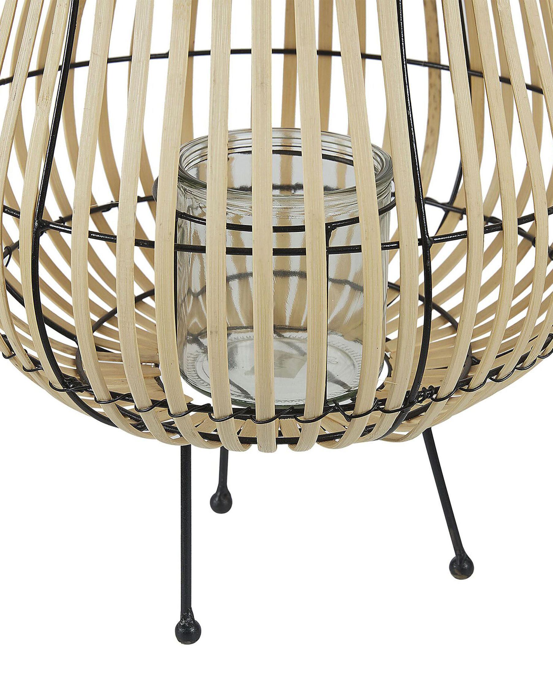 Lantaarn BERKNER Wilgenhout 44 cm Natuurlijk