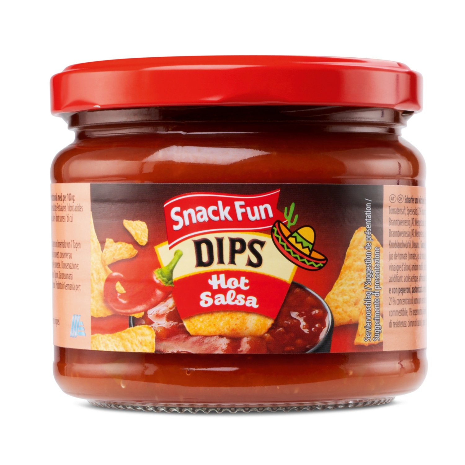 SNACK FUN Salsa Dip, Hot 300 g