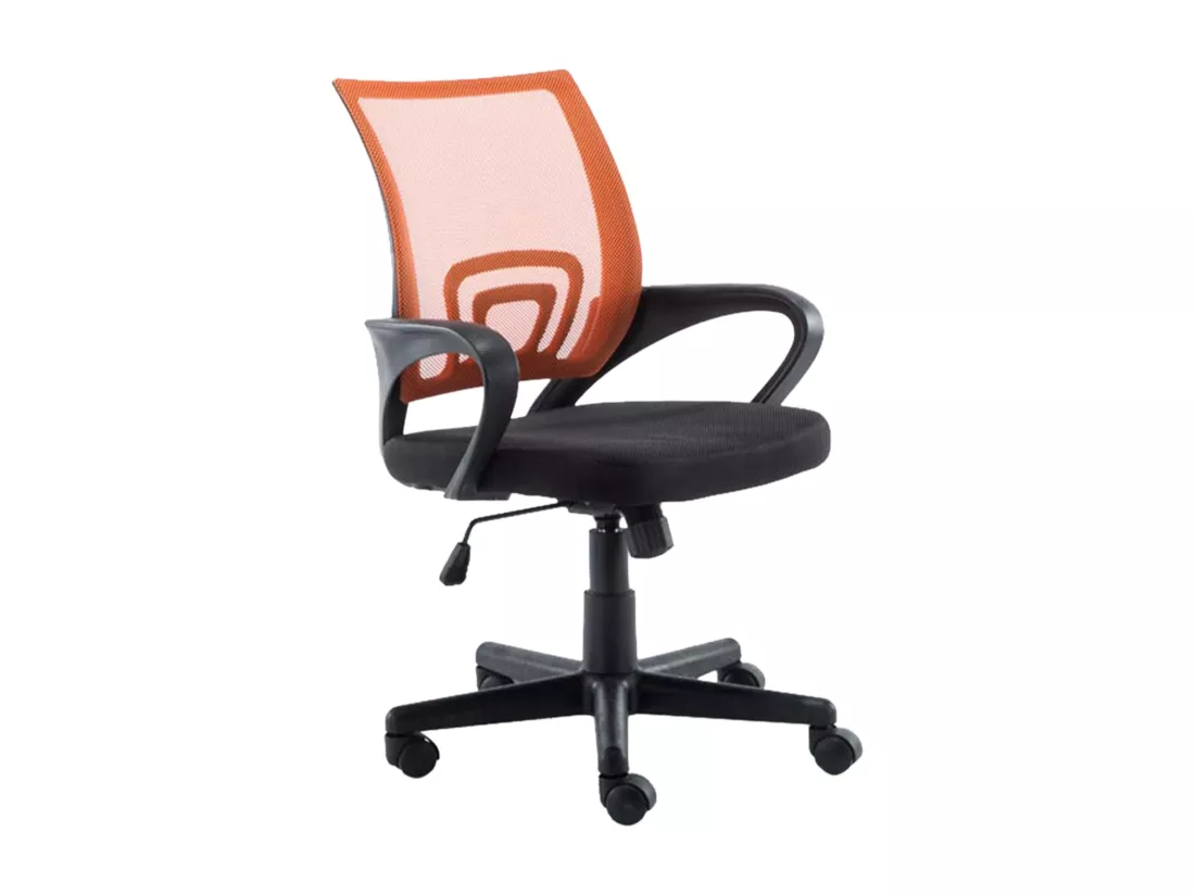 Chaise de bureau - Similicuir - Orange - Genius