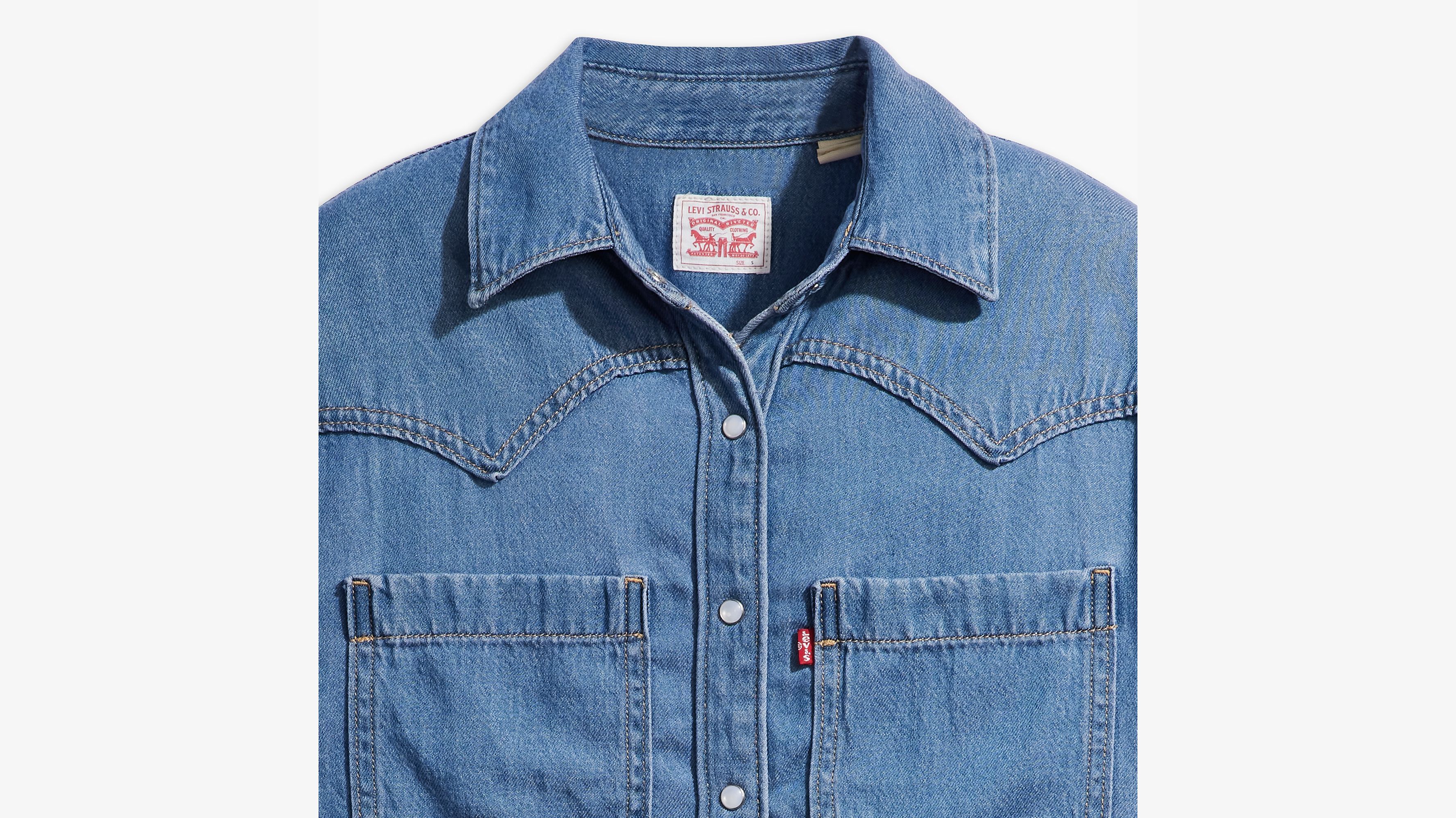 Chemise Western Teodora Lightweight - Going Steady 7 - Bleu