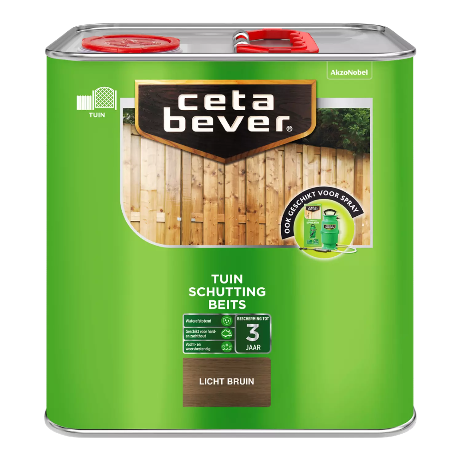 Cetabever Schuttingbeits - Licht Bruin - 2,5L