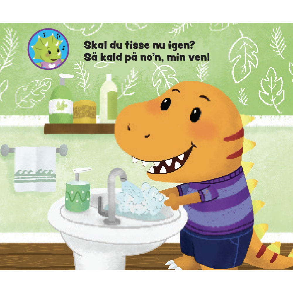 Køb Forlaget Tukan Papbog Med Håndtag: Lille Dino Skal På Toilettet!