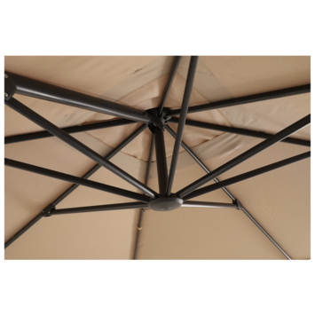 Handson zweefparasol Ibiza taupe Ø 300 cm
