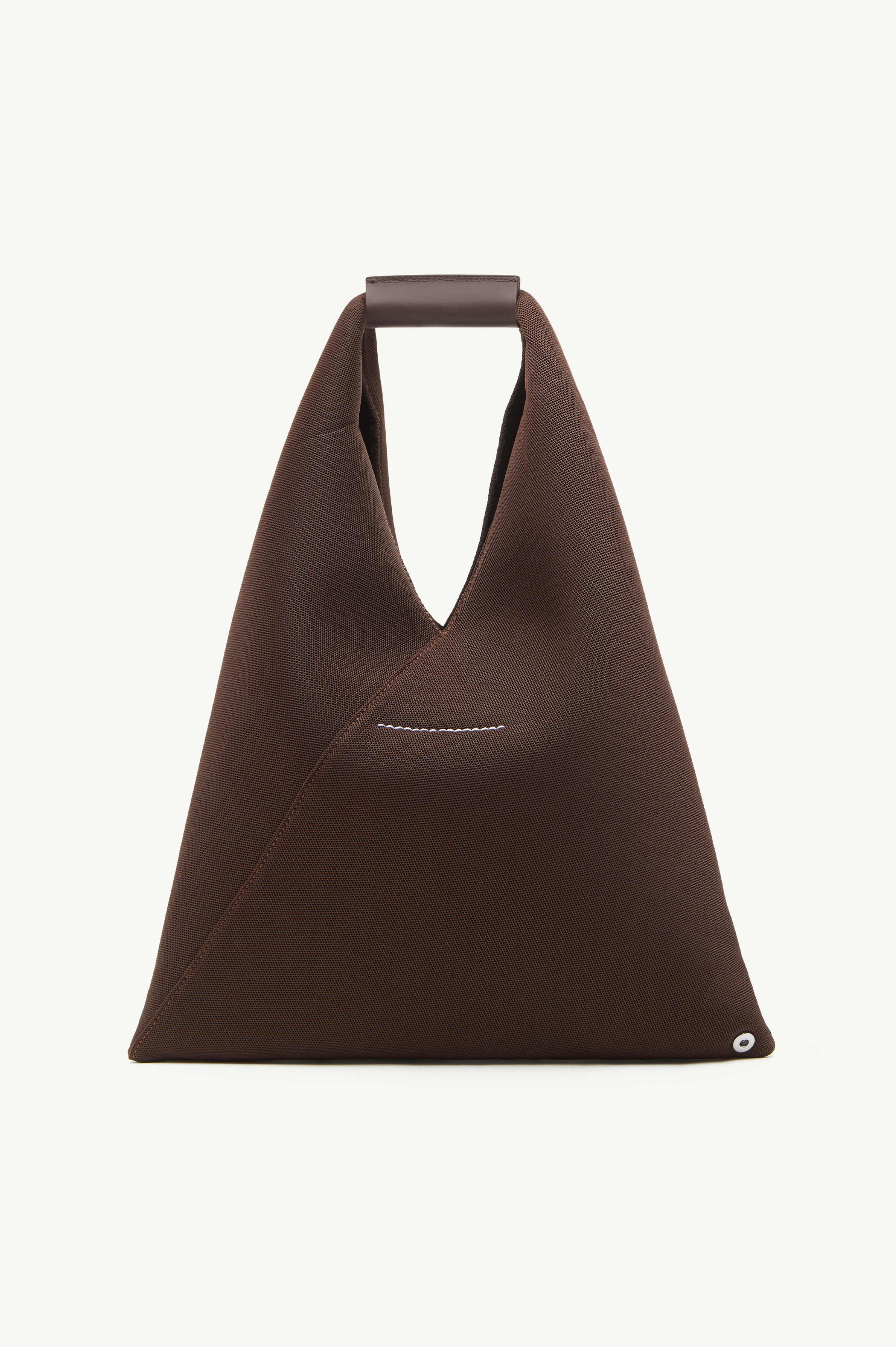 Sac Hobo Japanese classic small pour femme | MM6 Marron
