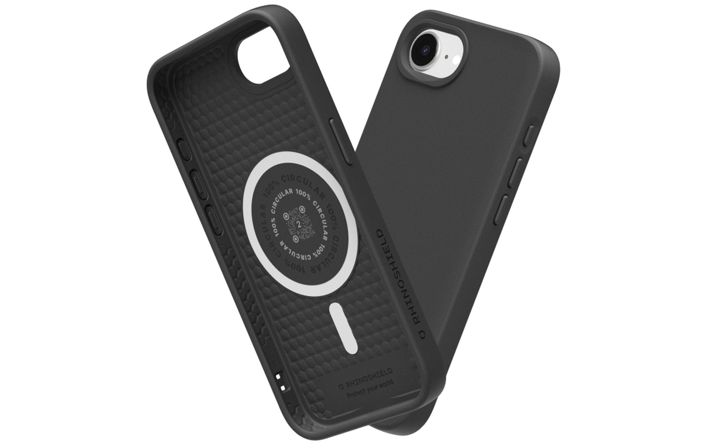 Back Cover SolidSuit MagSafe iPhone 16e Classic BlackMagSafe-kompatible Schutzhülle für das Apple iPhone 16e