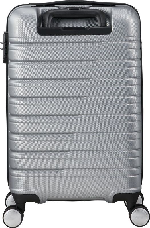 American Tourister - Flashline - Handbagage Koffer - Zilver - ABS