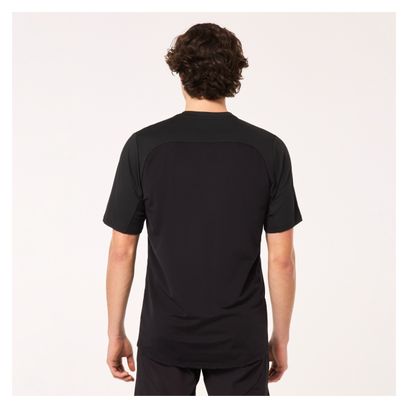 Maillot Manches Courtes Oakley Free Ride Rc Noir