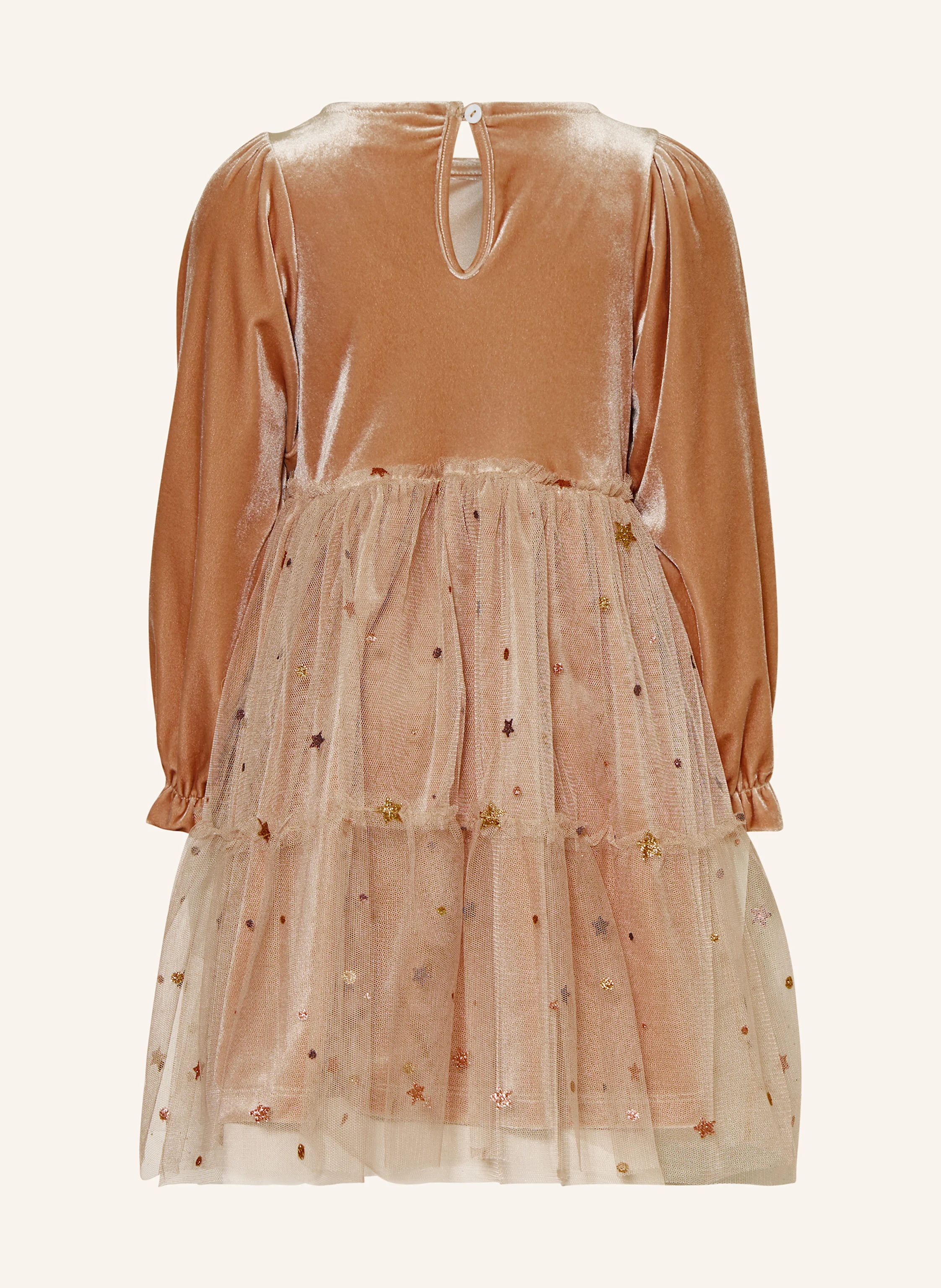 SOFIE SCHNOOR Samtkleid mit Volants
