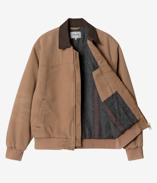 Carhartt WIP OG Santa Fe Organic Dearborn Jacke (hamilton brown tobacco stone can)
