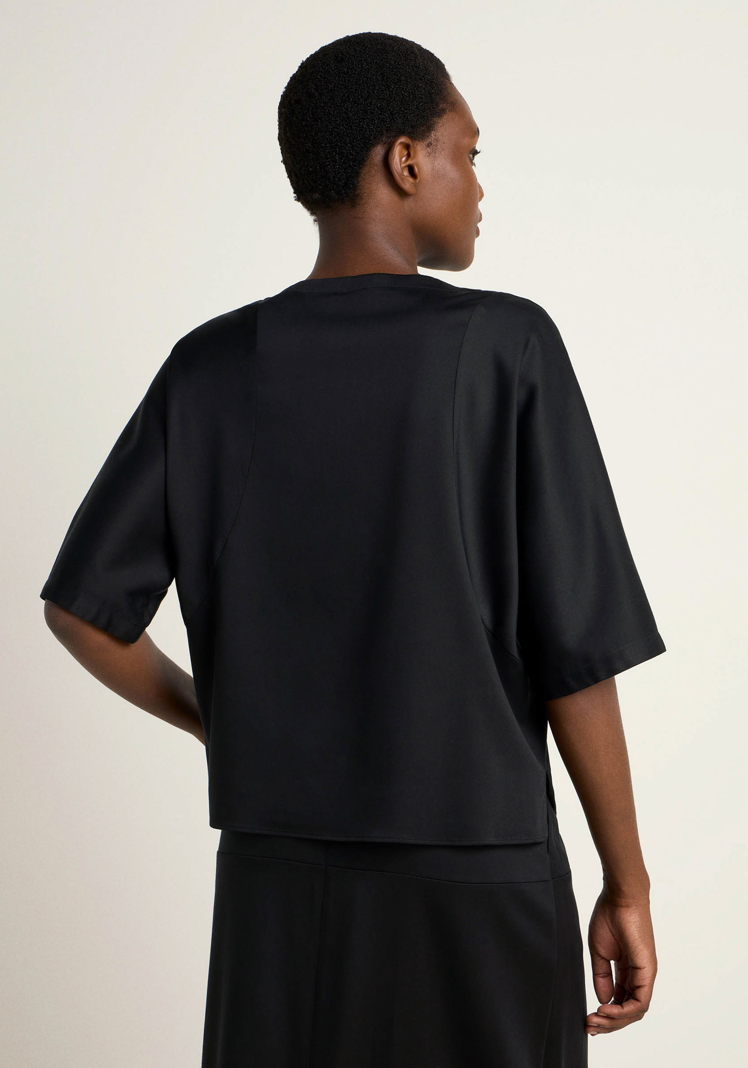 Lanius 3/4 Arm Bluse Black