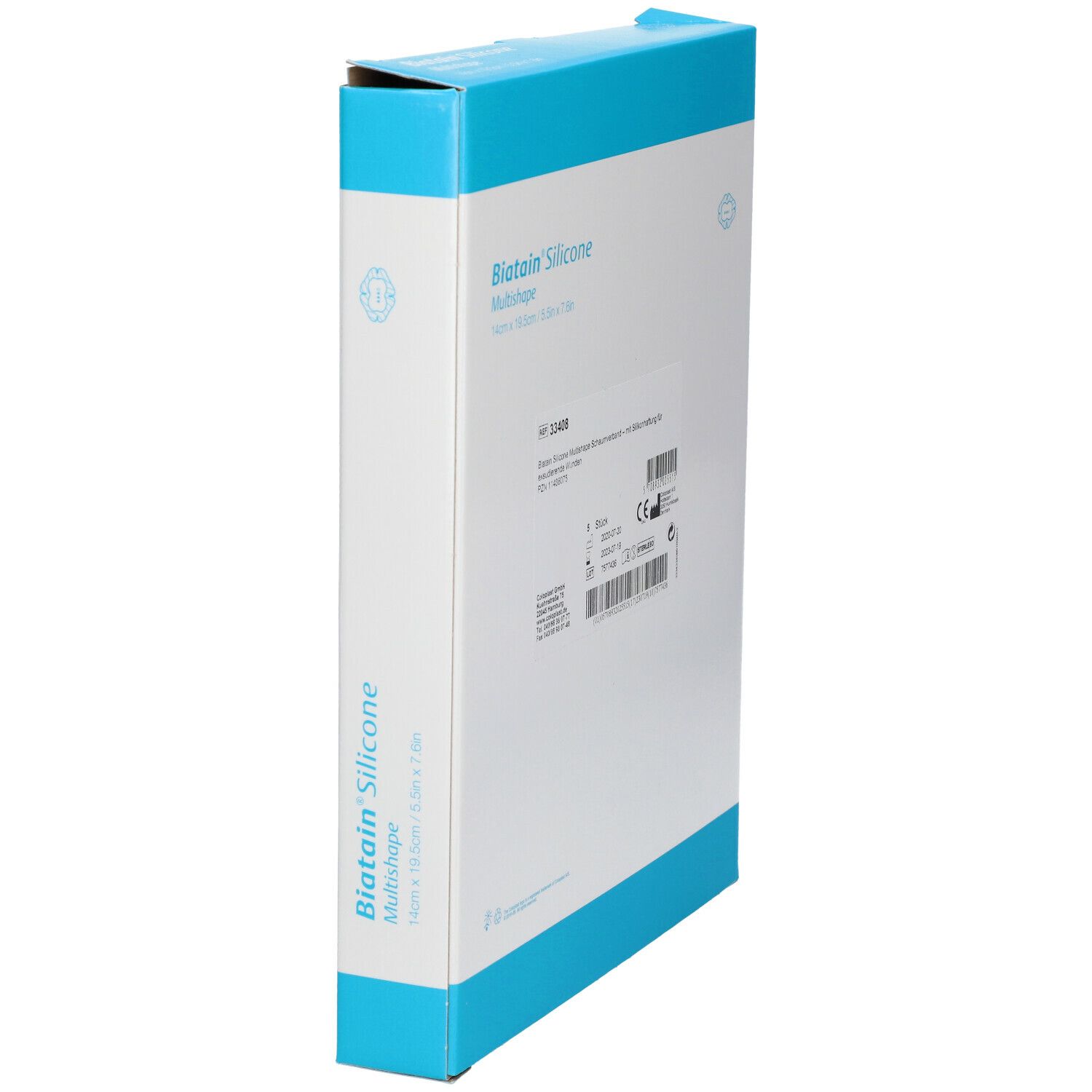 BIATAIN® Silicone Schaumverband 14 x 19,5 cm