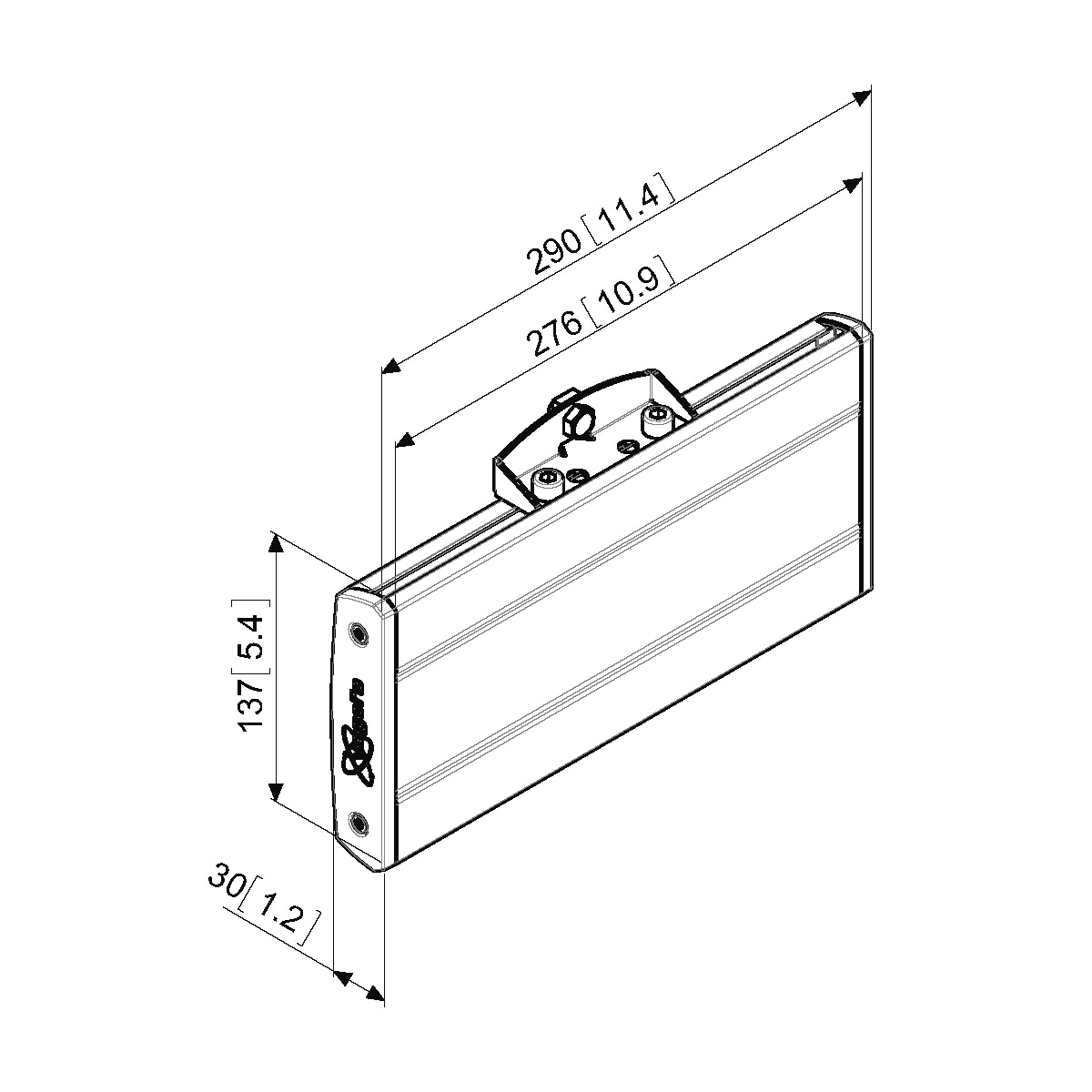 Vogels Pro PFB 3402 interface bar (sort)