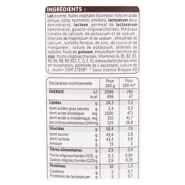 Guigoz Gest Formule Epaissie Lait 2eme âge 780g