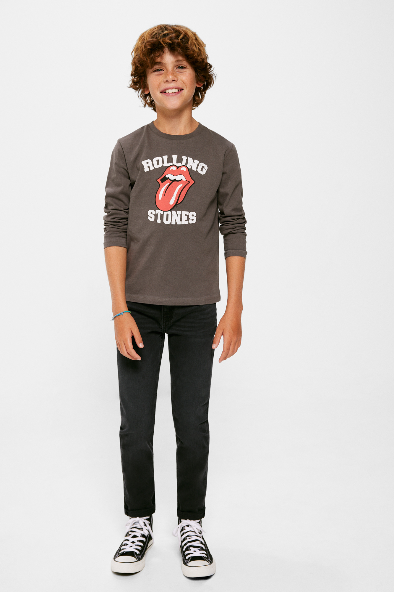 Camiseta infantil dos Rolling Stones